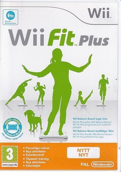 Wii Fit Plus New Nordic Edition - Without Manual - Nintendo Wii (B Grade) (Used) (Eng)